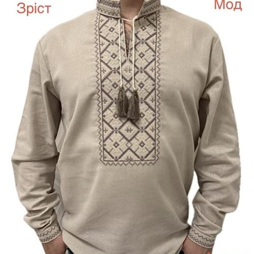 Вышиванка Надийка (158-176) ND804-638 beige (деми) Надийка ND804-638 beige