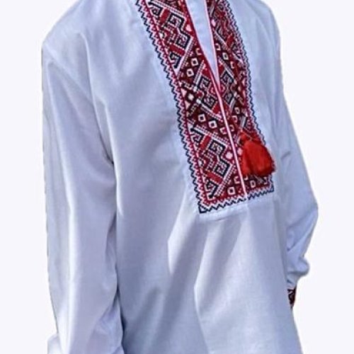 Вышиванка Надийка (6-12) ND829-237 white (деми) Надийка ND829-237 white