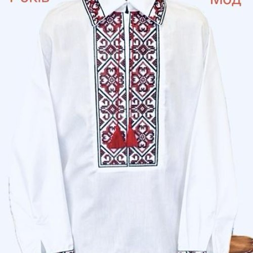 Вышиванка Надийка (6-12) ND836-755 white (деми) Надийка ND836-755 white