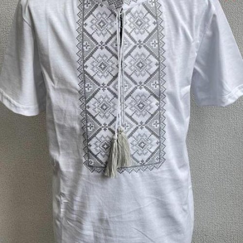 Вышиванка Надийка (110-164) ND842-137 white (лето) Надийка ND842-137 white