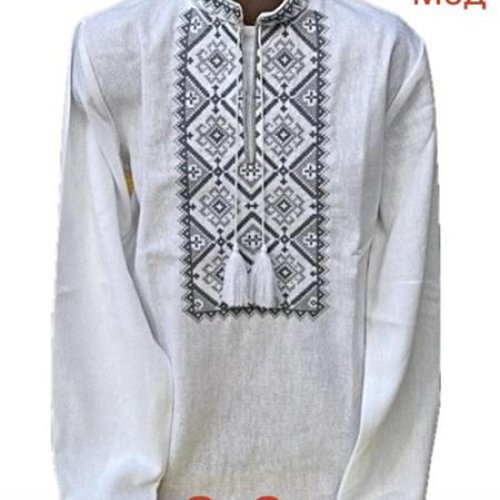 Вышиванка Надийка (2-6) ND843-601 white (деми) Надийка ND843-601 white