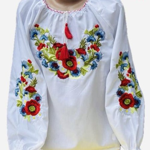 Вышиванка Надийка (152-170) ND866-0754 white (деми) Надийка ND866-0754 white