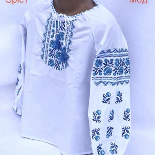 Вышиванка Надийка (98-116) ND906-9811 white (деми) Надийка ND906-9811 white