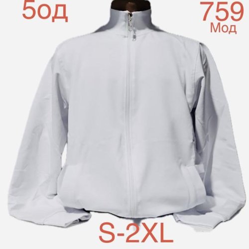 Кофта спорт Надийка (S-2XL) ND984-759 white (деми) Надийка ND984-759 white