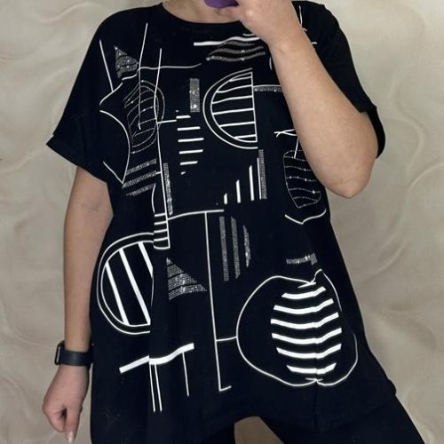 Футболка LeVisha (56-60) 26008 black (лето) LeVisha 26008 black