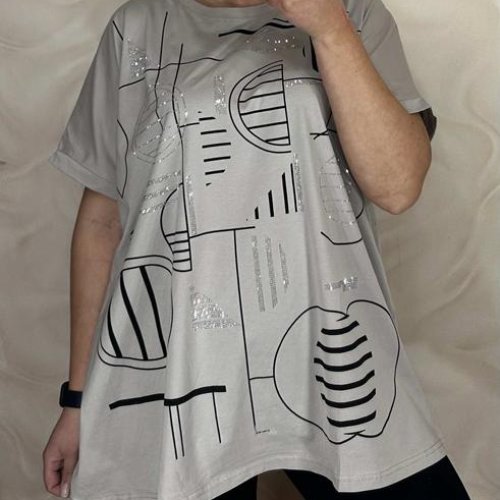 Футболка LeVisha (56-60) 26008 grey (лето) LeVisha 26008 grey