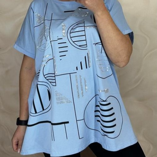 Футболка LeVisha (56-60) 26008 l.blue (лето) LeVisha 26008 l.blue