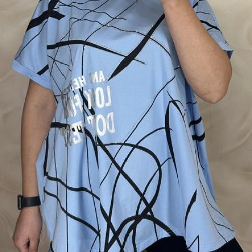 Футболка LeVisha (56-60) 26009 l.blue (лето) LeVisha 26009 l.blue