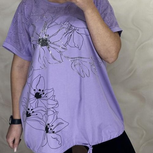 Футболка LeVisha (56-60) 26013 lilac (лето) LeVisha 26013 lilac