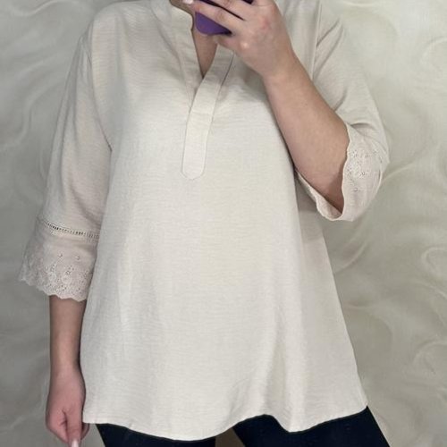 Блузка LeVisha (52-60) 26104 beige (деми) LeVisha 26104 beige