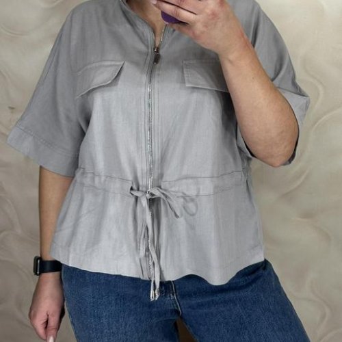 Кофта LeVisha (48-52) 26118 grey (лето) LeVisha 26118 grey