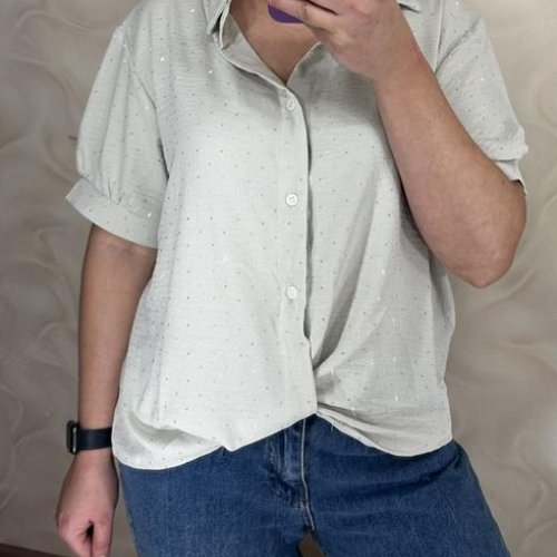 Рубашка LeVisha (46-52) 26120 l.grey (лето) LeVisha 26120 l.grey