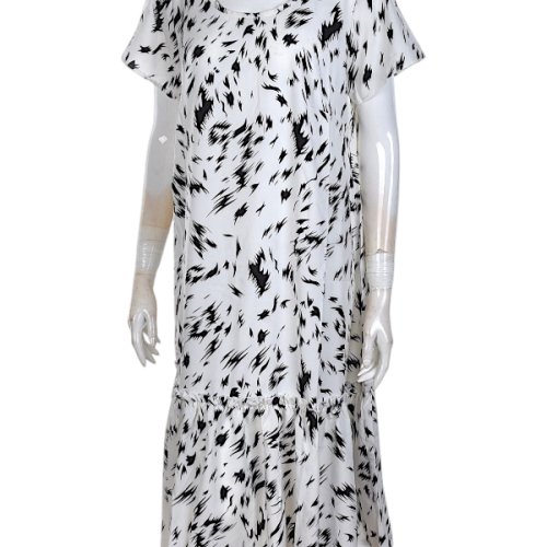 Платье Калибри (L-3XL) 0974 white (лето) Калибри 0974 white