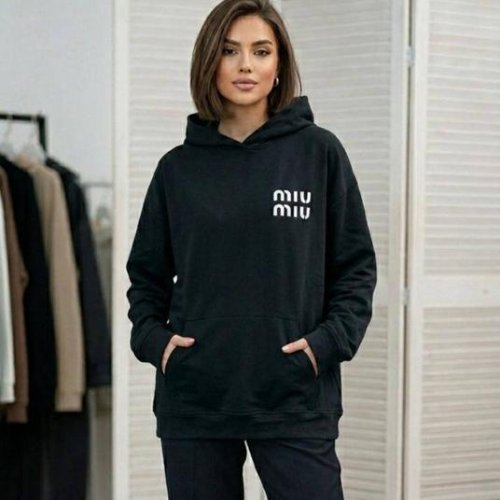 Худи Sport style (S-XL) 115 black (деми) Sport style 115 black