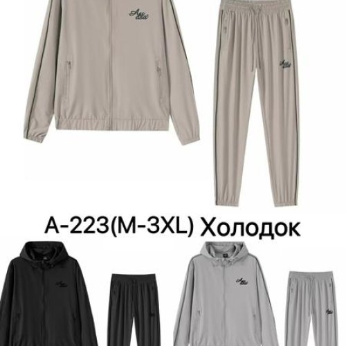 Костюм спорт Ale-Ate (M-3XL) A223 grey (деми) Ale-Ate A223 grey