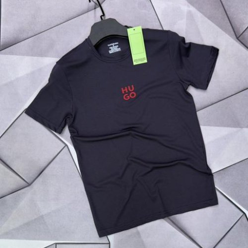 Футболка Rassul (S-2XL) 66375 black (лето) Rassul 66375 black