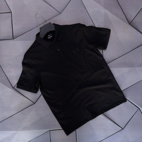 Футболка Rassul (S-2XL) 66425 black (лето) Rassul 66425 black