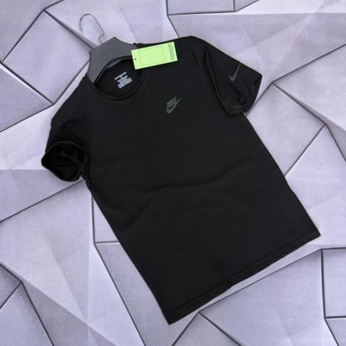 Футболка Rassul (S-2XL) 66441 black (лето) Rassul 66441 black