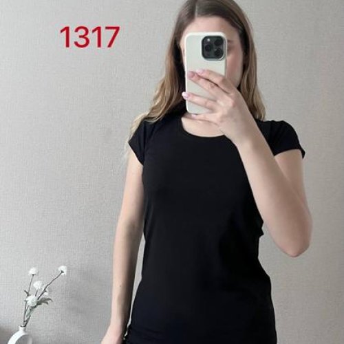 Футболка FSN (42-46) 1317-1 black (лето) FSN 1317-1 black