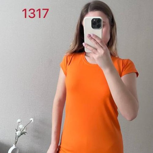Футболка FSN (42-46) 1317-1 orange (лето) FSN 1317-1 orange
