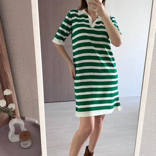 Платье FSN (44-48) 2058 green (деми) FSN 2058 green