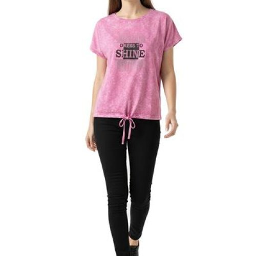 Футболка FSN (48-54) 2816 pink (лето) FSN 2816 pink