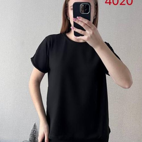 Футболка FSN (42-48) 4020 black (лето) FSN 4020 black