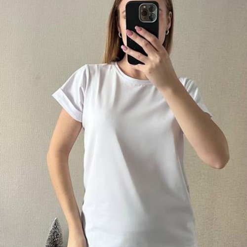 Футболка FSN (42-48) 4020 white (лето) FSN 4020 white