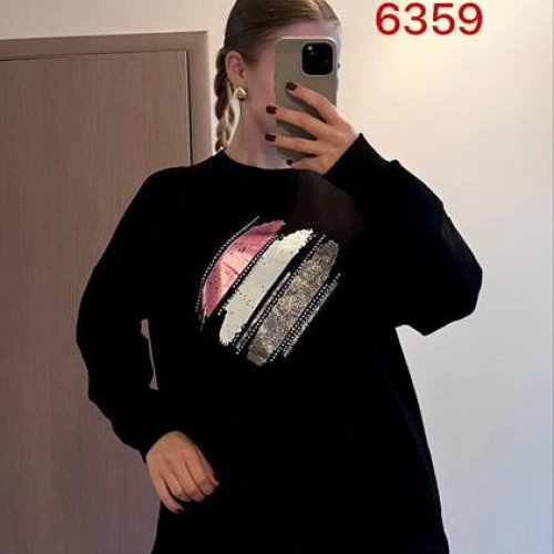 Свитер FSN (46-52) 6359 black (деми) FSN 6359 black