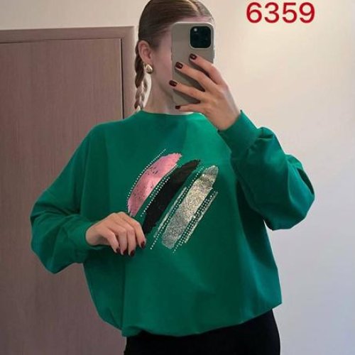 Свитер FSN (46-52) 6359 green (деми) FSN 6359 green
