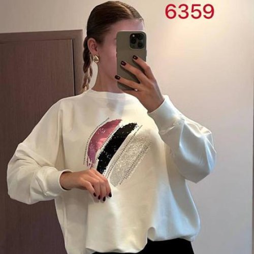 Свитер FSN (46-52) 6359 white (деми) FSN 6359 white
