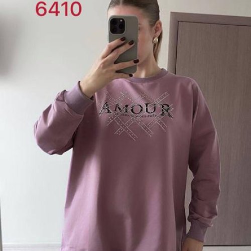 Свитер FSN (48-54) 6410 lilac (деми) FSN 6410 lilac