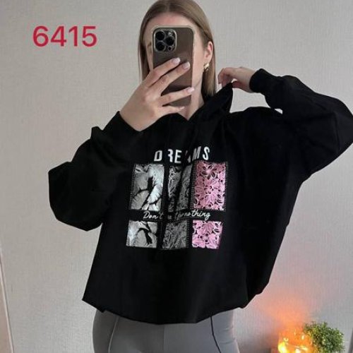 Свитер FSN (52-58) 6415 black (деми) FSN 6415 black