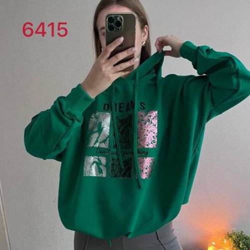 Свитер FSN (52-58) 6415 green (деми) FSN 6415 green