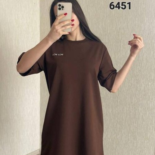 Футболка FSN (44-48) 6451 brown (лето) FSN 6451 brown