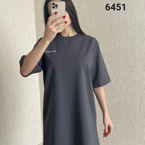 Футболка FSN (44-48) 6451 d.grey (лето) FSN 6451 d.grey