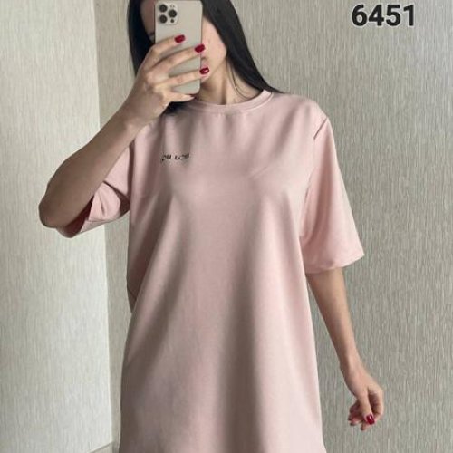 Футболка FSN (44-48) 6451 pink (лето) FSN 6451 pink