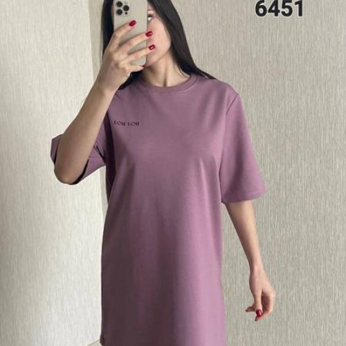 Футболка FSN (44-48) 6451 powder (лето) FSN 6451 powder