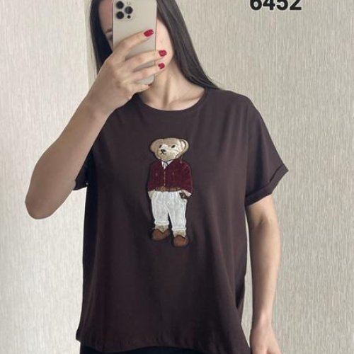 Футболка FSN (46-52) 6452 brown (лето) FSN 6452 brown