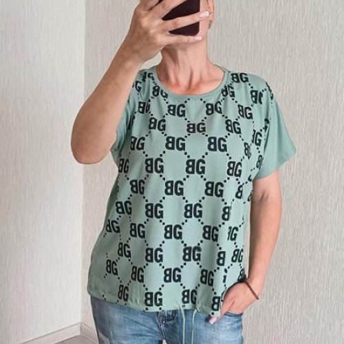 Футболка FSN (48-54) 6472 mint (лето) FSN 6472 mint