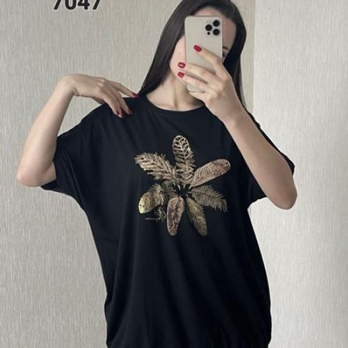 Футболка FSN (54-60) 7047 black (лето) FSN 7047 black