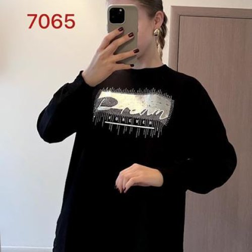 Свитер FSN (46-52) 7065 black (деми) FSN 7065 black