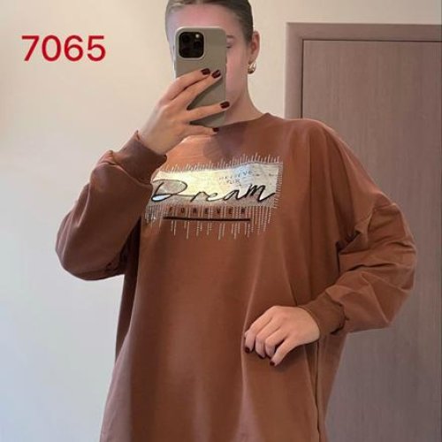 Свитер FSN (46-52) 7065 brown (деми) FSN 7065 brown