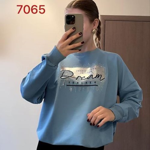 Свитер FSN (46-52) 7065 l.blue (деми) FSN 7065 l.blue