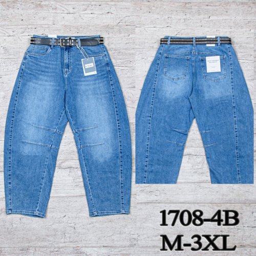 Джинсы UNO2 (M-3XL) 1708-4B (деми) UNO2 1708-4B