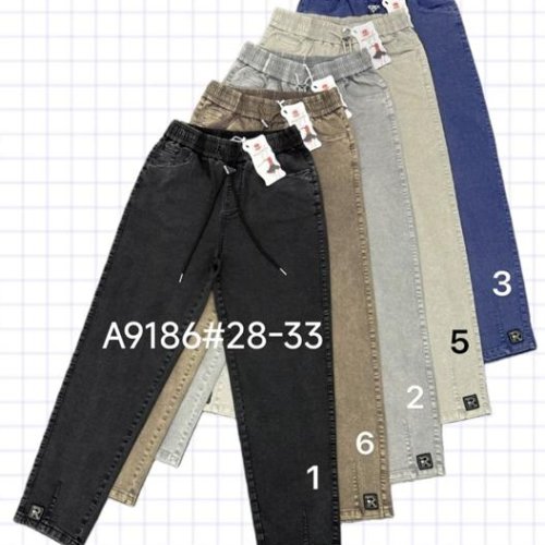 Джинсы Immei (28-33) A9186-3 blue (деми) Immei A9186-3 blue