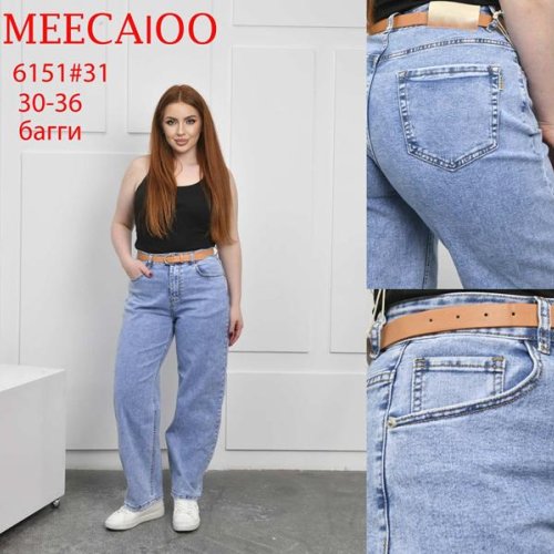 Джинсы Immei (30-36) 6151 l.blue (деми) Immei 6151 l.blue