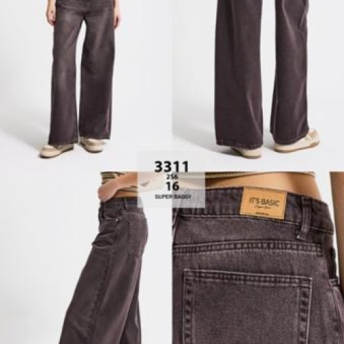 Джинсы Jeans Style (34-42) 3311-2S6-16 brown (деми) Jeans Style 3311-2S6-16 brown