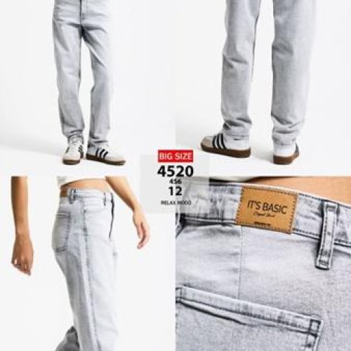Джинсы Jeans Style (38-48) 4520-4S6-12 l.grey (деми) Jeans Style 4520-4S6-12 l.grey