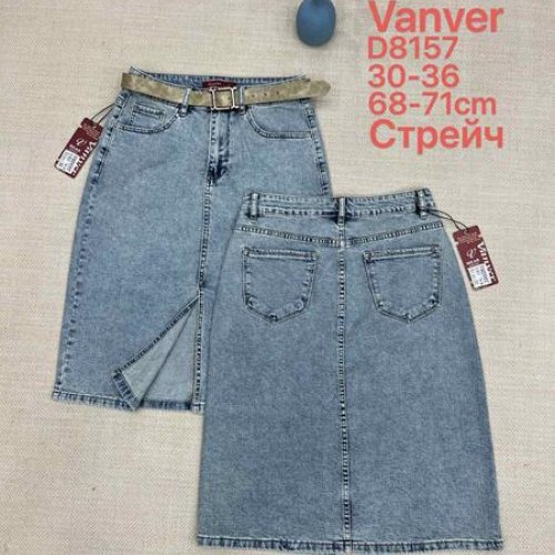 Юбка Vanver (30-36) D8157 l.blue (лето) Vanver D8157 l.blue